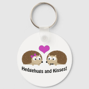 Chaveiro Amor do ouriço de Hedgehugs e de beijos