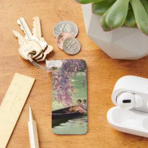 Chaveiro Amor e Romance Vintage, Passeio Romântico de Canoa