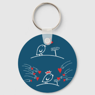 Chaveiro AMOR ECHO - Cômica Birds Tweetlercools 2
