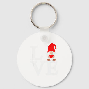 Chaveiro Amor Gnome Valentines 