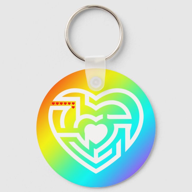 Chaveiro amor labirinto (Frente)