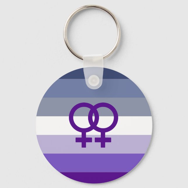 Chaveiro Amor Lésbico Butch Orgulho WLW (Frente)