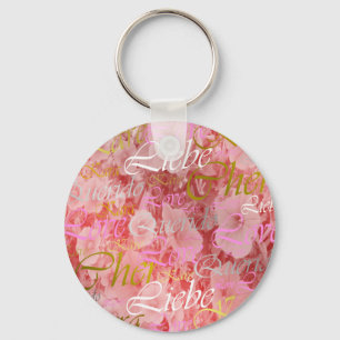 Chaveiro Amor,liebe,kara,cher,käre,Querido,texto,rosa,fest