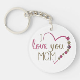 Chaveiro Amor Mãe Dia de as mães Heart