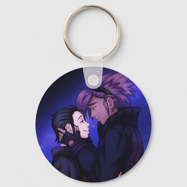 Chaveiro Amor no Espaço (Frente)