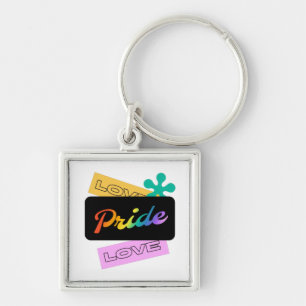 Chaveiro Amor, orgulho, amor. LGBT+orgulho. RainbowKeych