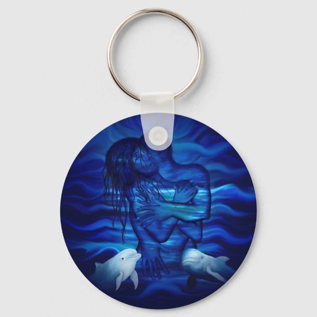 Chaveiro Amor, Passion act - par com Dolphin pair (Frente)