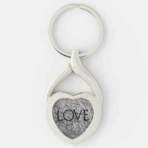 Chaveiro "Amor" Pedra Talhada