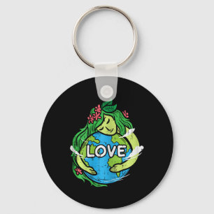 Chaveiro Amor Planeta Terra-Mãe Hug Ambiente Natureza Ea