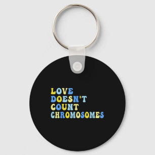 Chaveiro Amor Sem Conde Cromossomos T21 Down Síndrome Aw