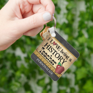 Chaveiro Amor ser professor de história