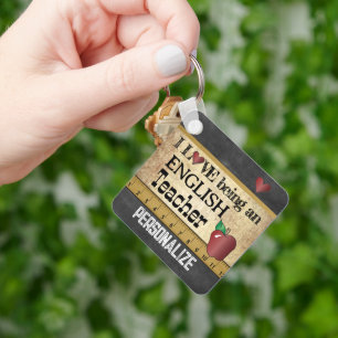 Chaveiro Amor ser professor de inglês