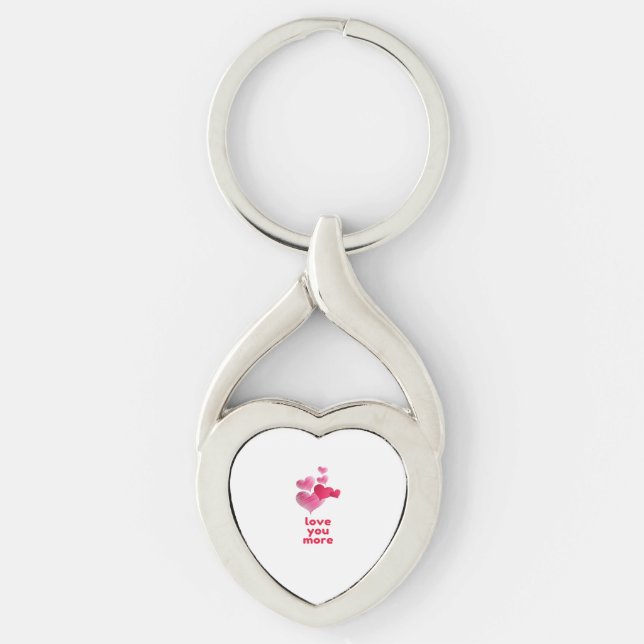 Chaveiro Amor Você Mais Fofo Dia dos Namorados Design  (Frente)