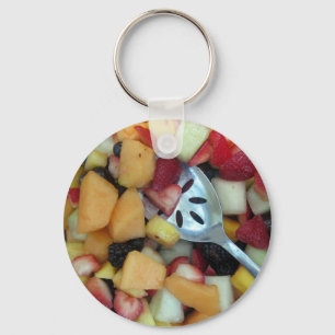 Chaveiro Amortecimento Colorido de Frutas