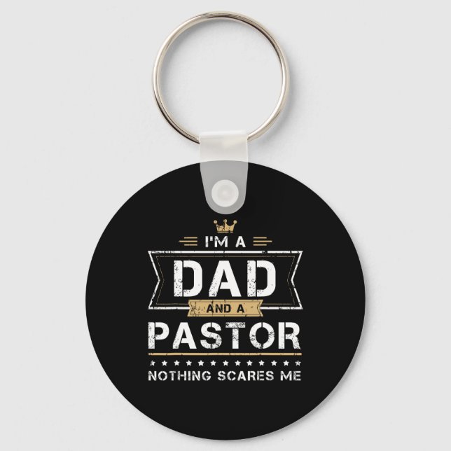 Chaveiro Amp Pastor Nada Me Assusta Com Presente (Frente)