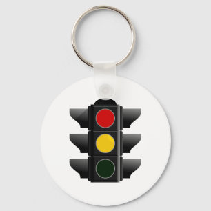 Chaveiro Ampel traffic light rot gelb amarelo