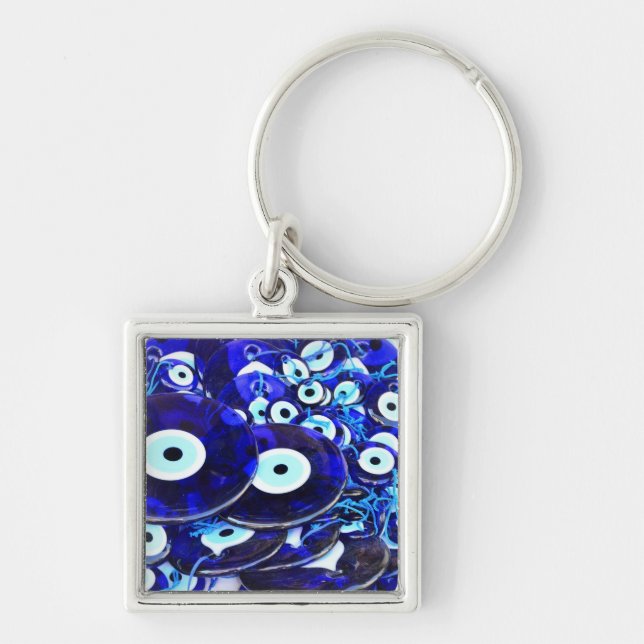 Chaveiro Amuletos azuis Mau (Frente)