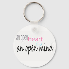 Chaveiro An open Heart is an open mind