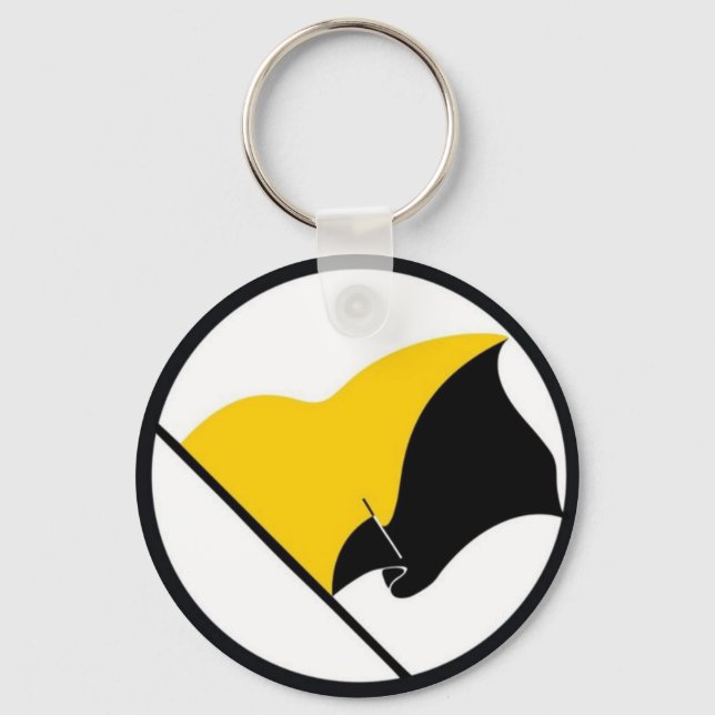 Chaveiro Anarcho Capitalist Flag Basic Keychain (Frente)