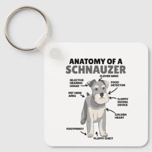 Chaveiro Anatomia De Cachorro Cuto Schnauzer