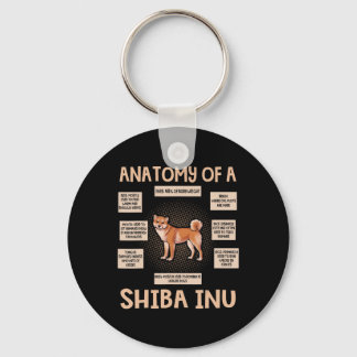 Chaveiro Anatomia De Um Presente Engraçado Shiba Inu