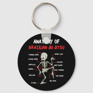 Chaveiro Anatomia do esqueleto do brasileiro Jiu Jitsu BJJ