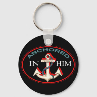 Chaveiro Anchored in Him Keychain