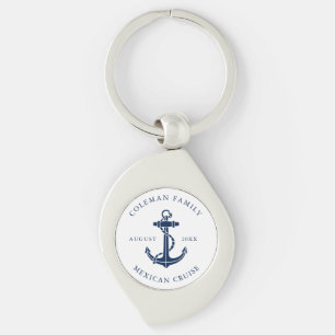 Chaveiro Âncora Náutica de Navio de Cruzeiro Personalizado