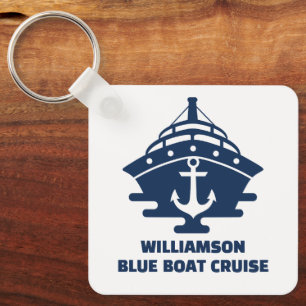 Chaveiro Âncora Náutica Personalizada Capitão do Barco