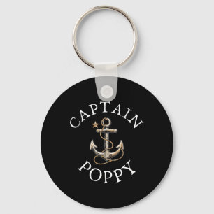 Chaveiro Âncora Vintage Navegação Barco Capitão Poppy