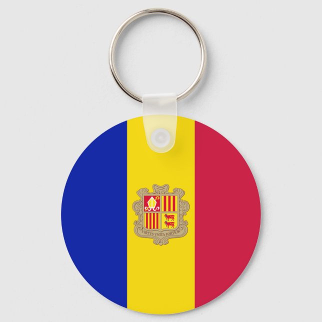 Chaveiro Andorra Flag (Frente)