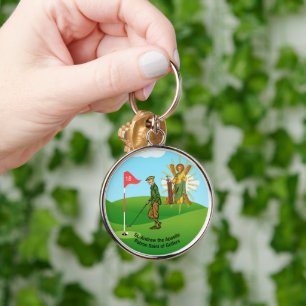 Chaveiro Andrew e Dapper Male Golfer