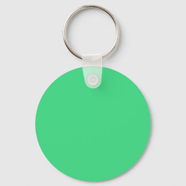 Chaveiro Android verde (cor sólida)  (Frente)
