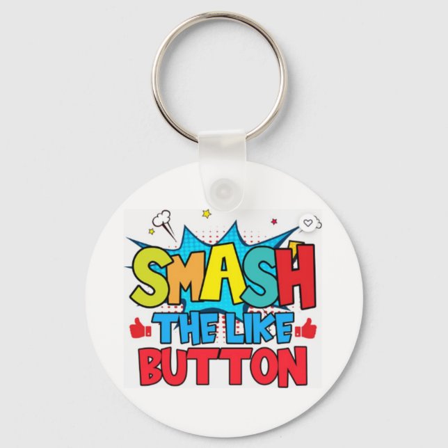 Chaveiro Anéis de Chave Youtuber do Vlogger do Canal do You (Frente)