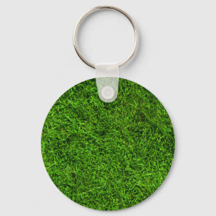 Chaveiro Anel chave de grama verde