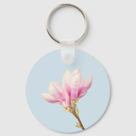 Chaveiro Anel Chave Magnolia Rosa