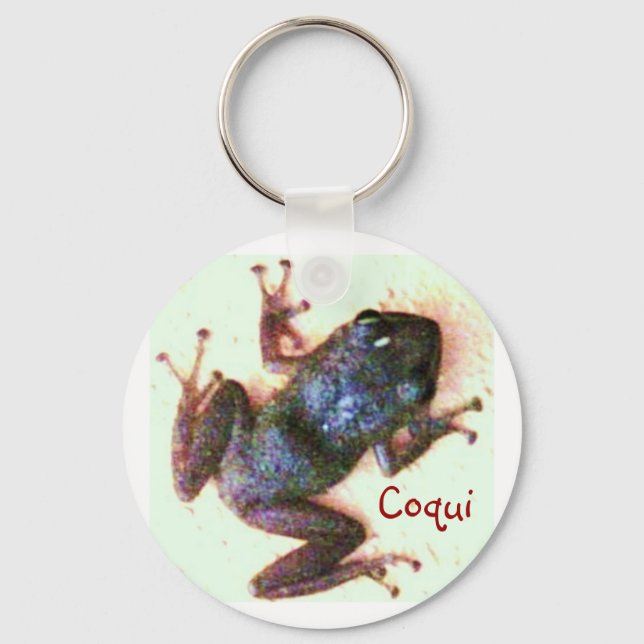 Chaveiro Anel de Chave Coqui (Frente)