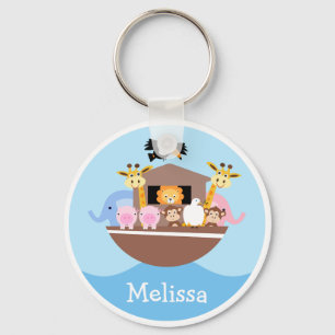 Chaveiro Anel de Chave de Arca do Noé Infantil