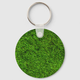 Chaveiro Anel de Chave de Grama Verde
