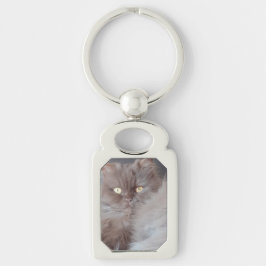 Chaveiro Anel de Chave Metálica de Gato do fofinho