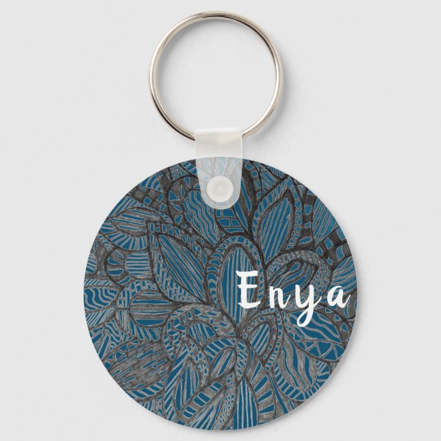 Chaveiro Anel de Chave Personalizada do Design de Desenho M (Frente)