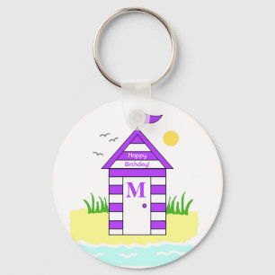 Chaveiro Anel de Chave Purple Hut de Praia