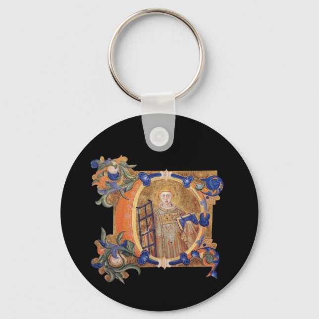 Chaveiro Anel de teclas C inicial iluminado (Frente)