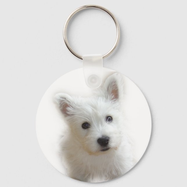 Chaveiro Anel Westie Key (Frente)