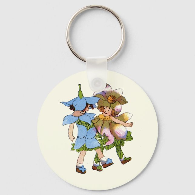 Chaveiro Anêmonas e Bluets (Frente)