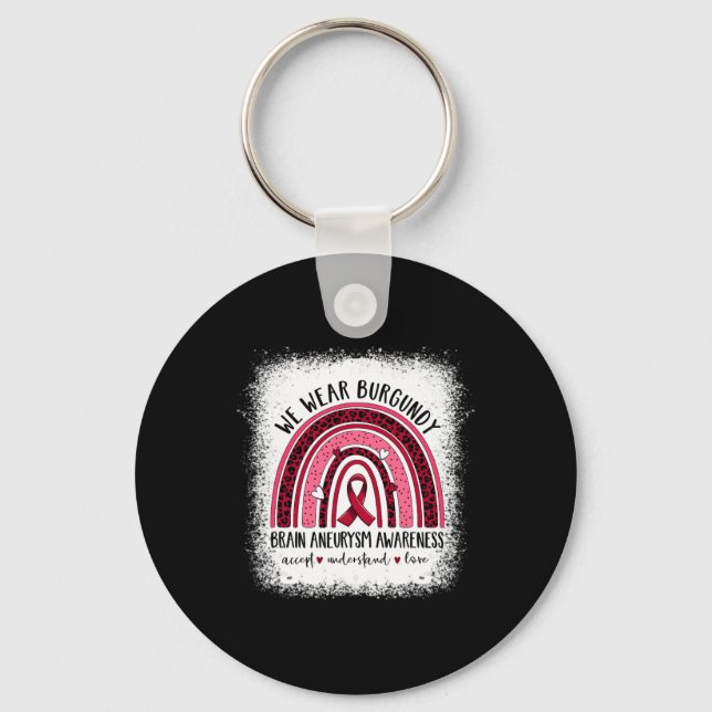 Chaveiro Aneurisma do Cérebro Consciência Roupa Admirável T (Frente)