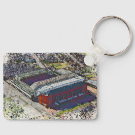 Chaveiro Anfield Stadium Liverpool - Artistic Watercolour