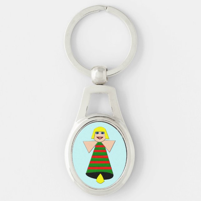 Chaveiro Angel Bell de Natal (Frente)
