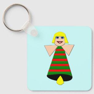 Chaveiro Angel Bell de Natal Personalizado