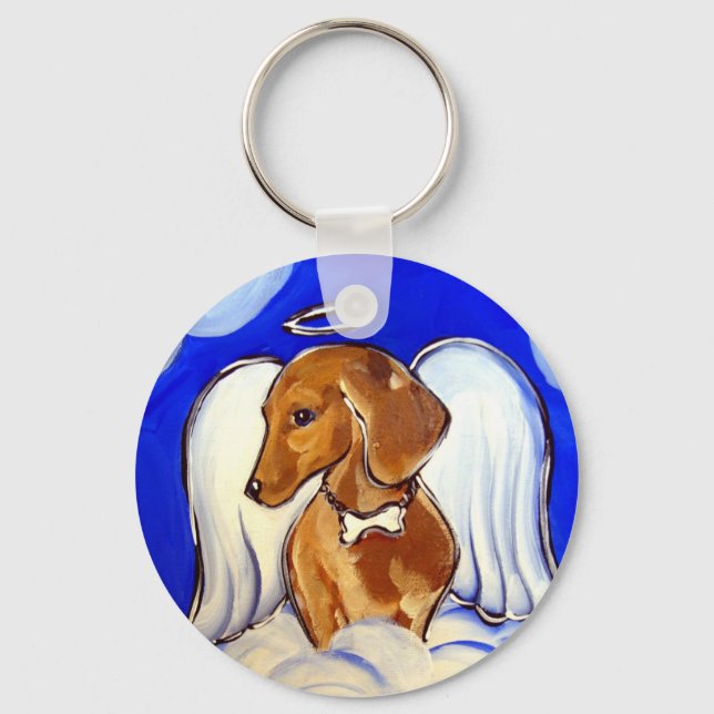 Chaveiro Angel Dachshund (Frente)